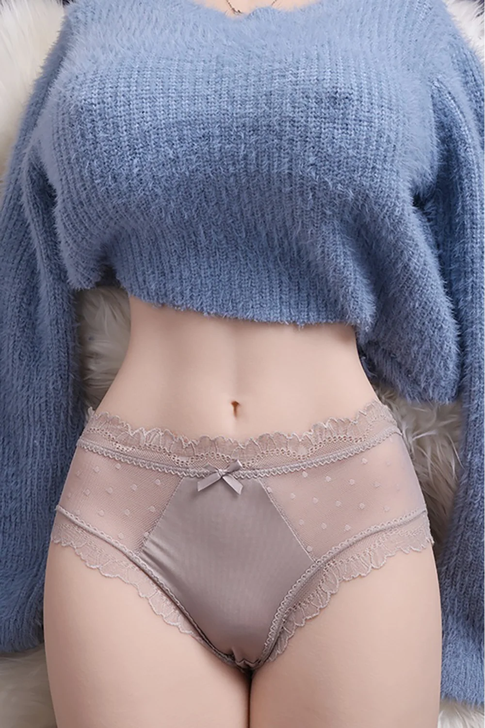86cm/33.8in Female Torso Sex Doll Half Body Love Doll Torso TPE Torso Doll