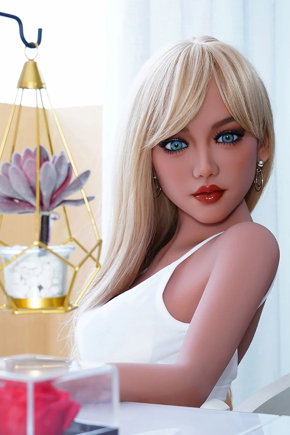 Lidia 156cm Small Boobs TPE Sex Doll B #K1 Realistic Adult Love Doll alternate view