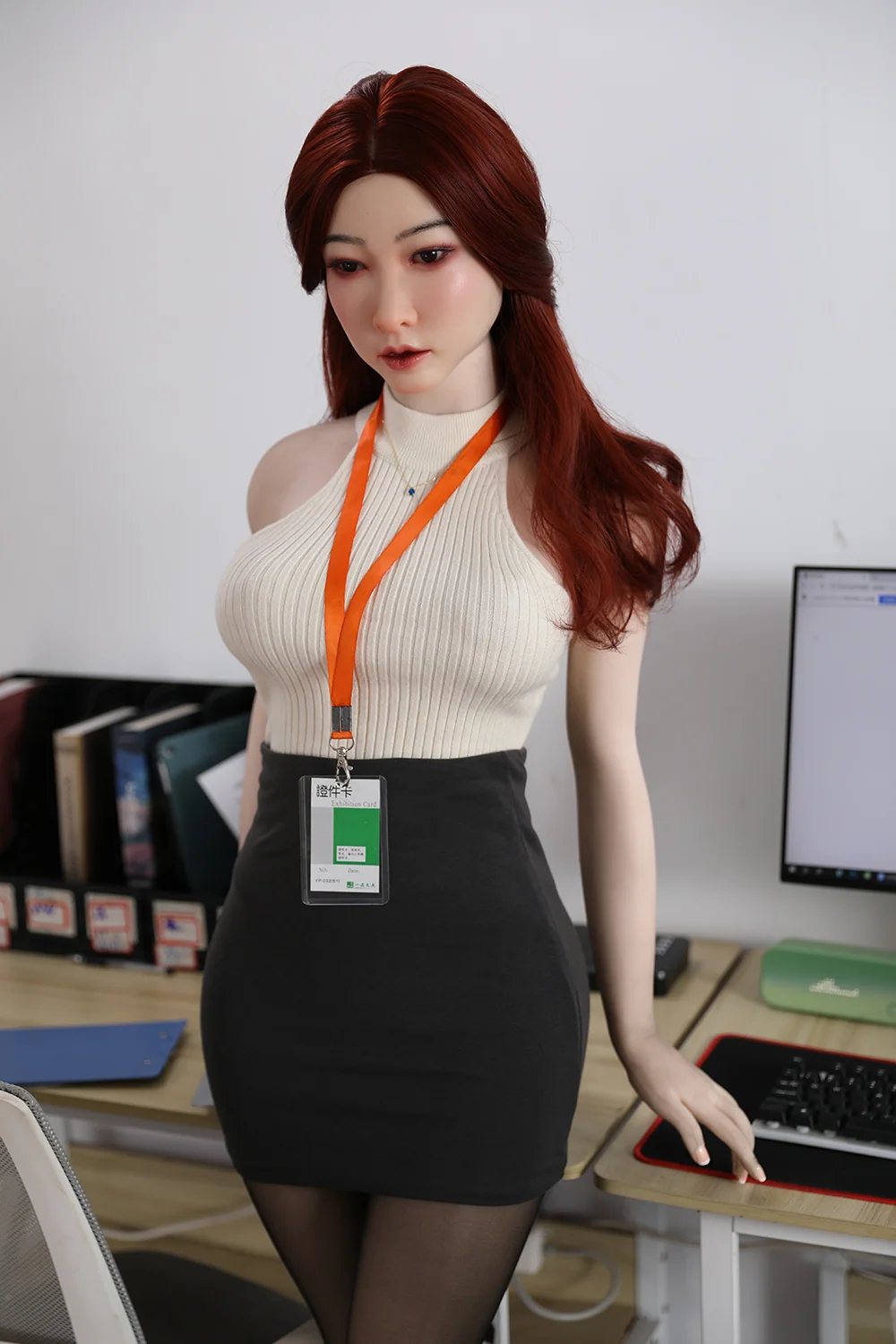 160cm Parthenia #402 Silicone ROS Head Sex Dolls TPE Body Movable Jaw Adult Love Doll alternate view