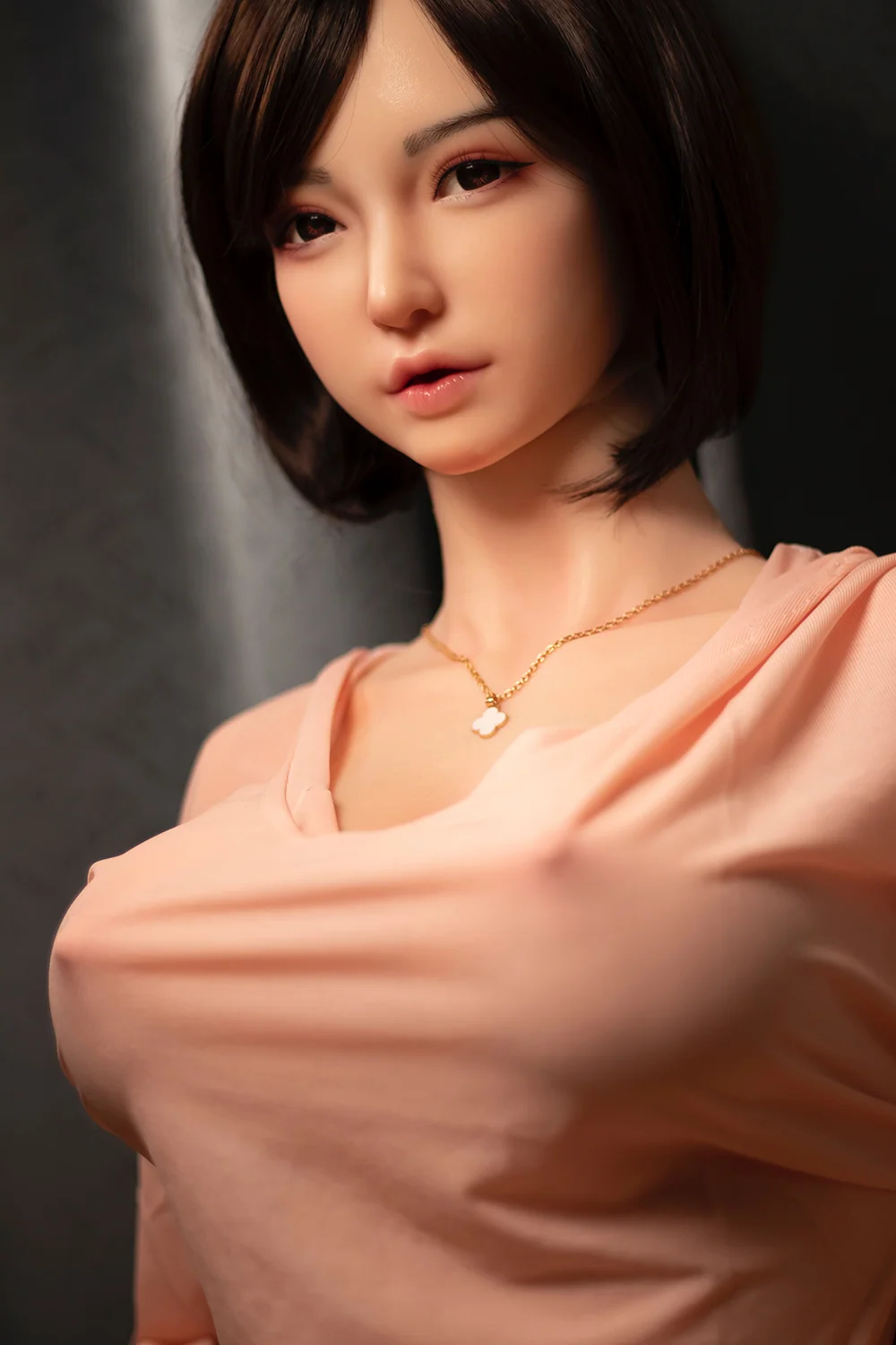 Lyola Electric Hip Torso Doll Silicone ROS Head Auto-Wiggling TPE Body Movable Jaw Adult Torso Sex Doll