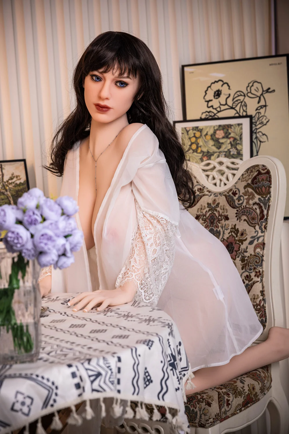 Hattie Plus 158cm #C38 Realistic TPE Sex Doll Sexy Curve Big Breasts BBW Adult Love Doll