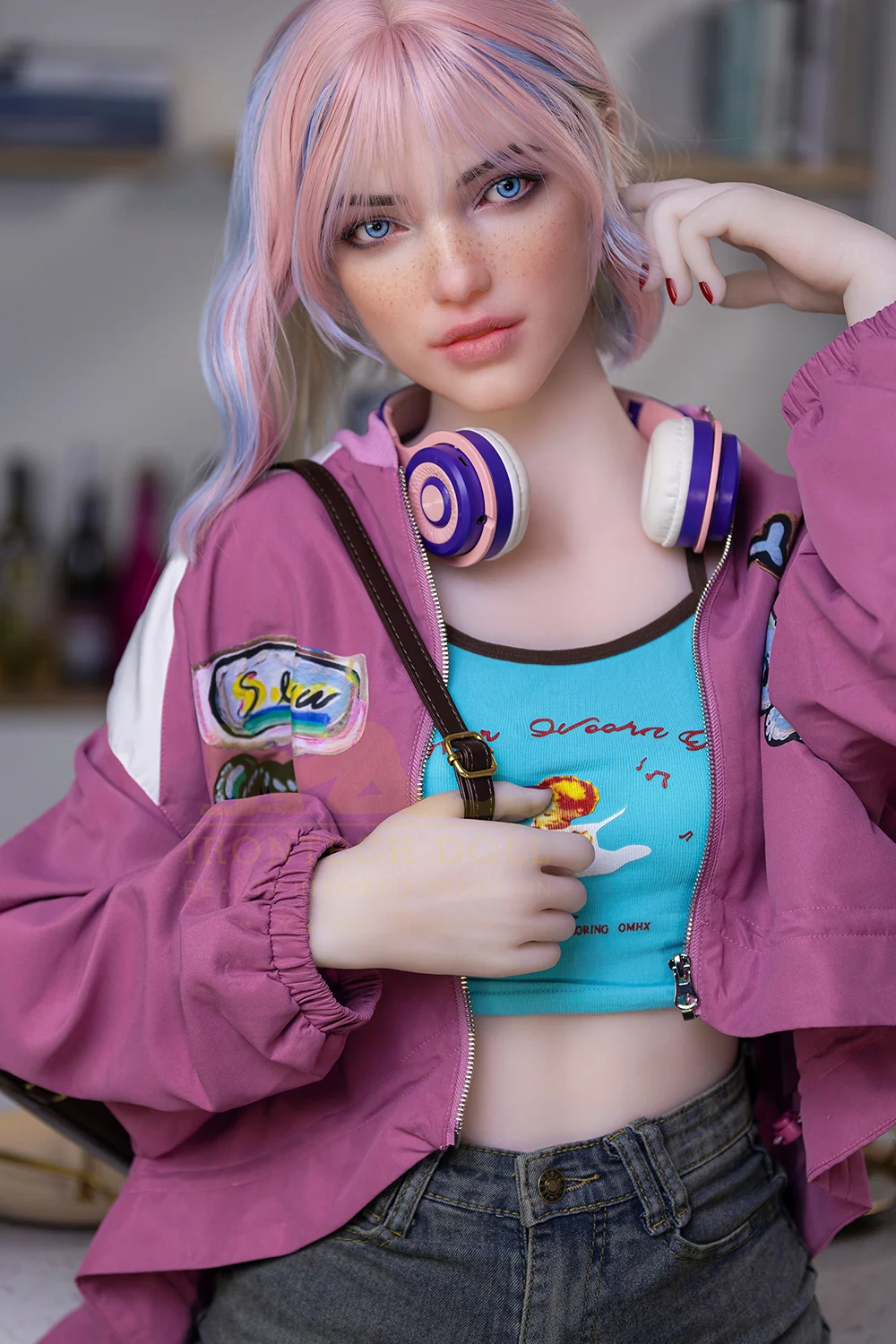 Irontechdoll Harmony 162cm S46 Silicone Head TPE Body Sex Doll White Skin Adult Love Doll alternate view