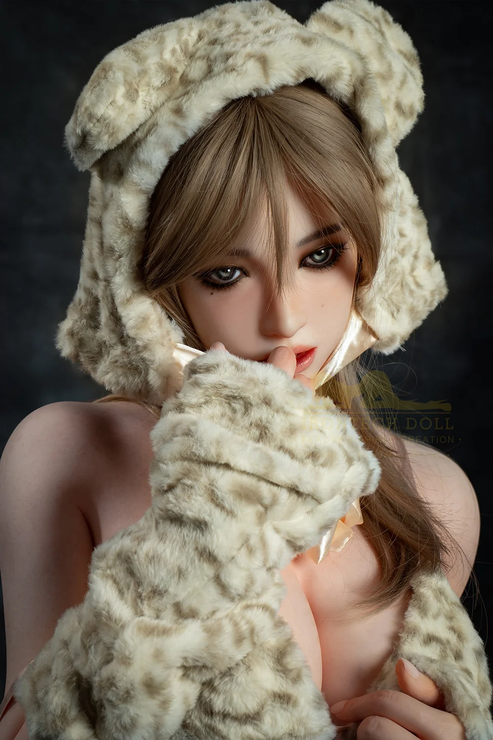 Irontechdoll Hallie 164cm ROS37 Big Boobs Full Silicone Sex Doll ROS Head Natural Skin Movable Jaw Oral Sex Love Doll alternate view