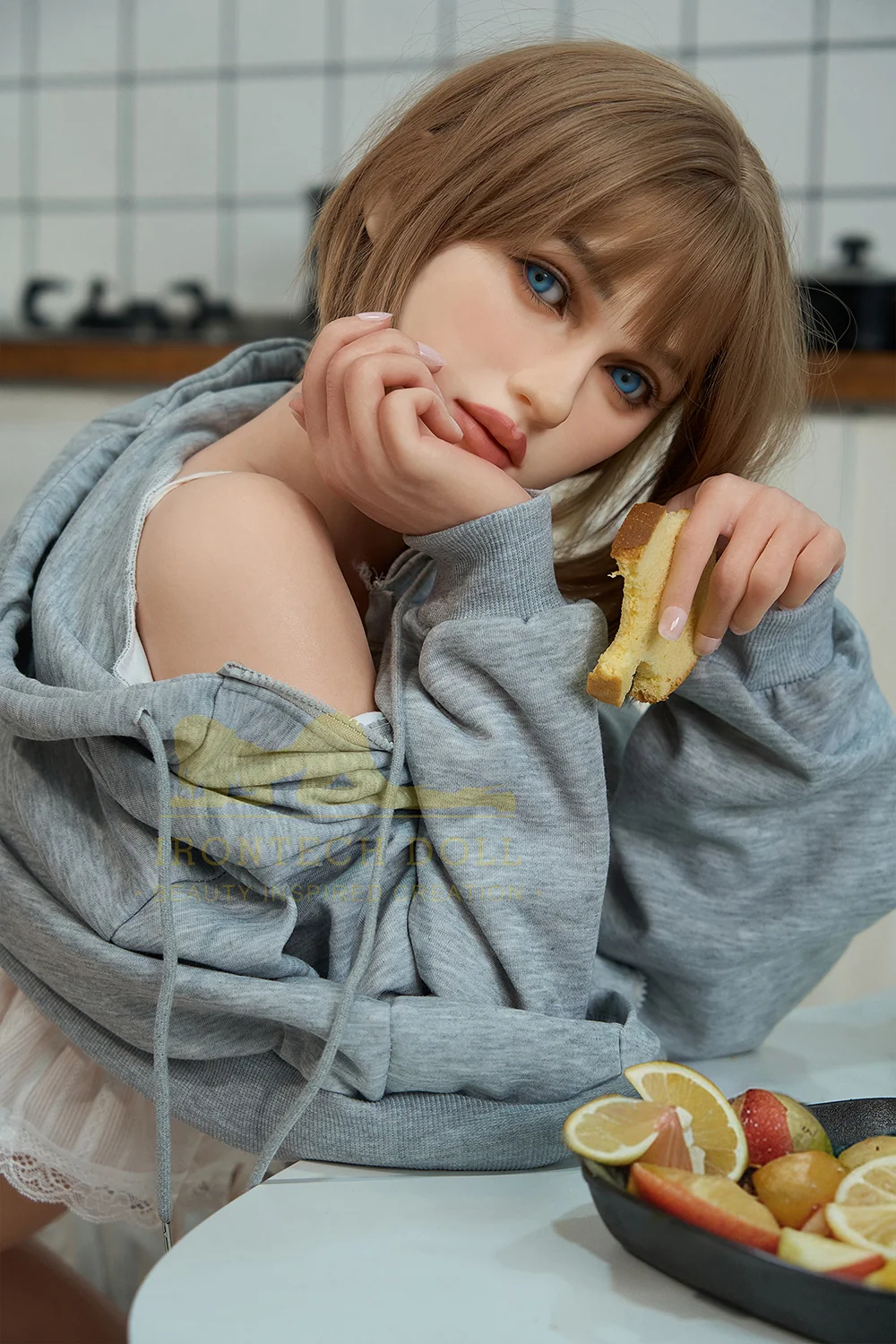Irontechdoll Justine Plus 166cm S45 Full Silicone Natural Skin Sex Doll Realistic Adult Love Doll alternate view