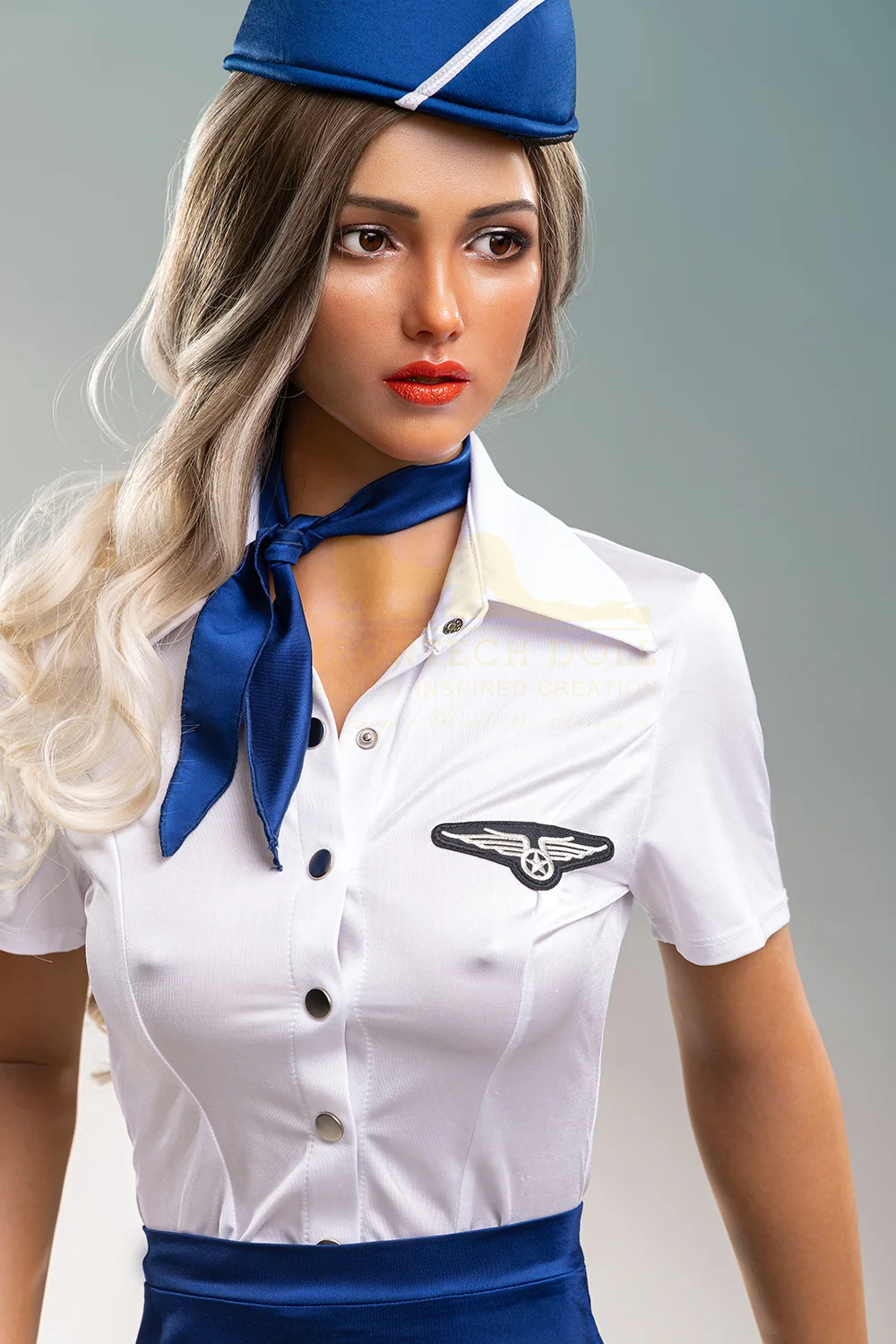 Irontechdoll Sinisa 169cm S44 Dark Tanned Realistic Sex Doll Full Silicone Adult Love Doll alternate view