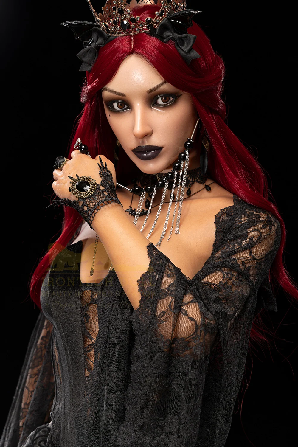Irontechdoll Sybil 169cm Full Silicone Love Doll S47 Dark Tanned Realistic Adult Sex Doll alternate view