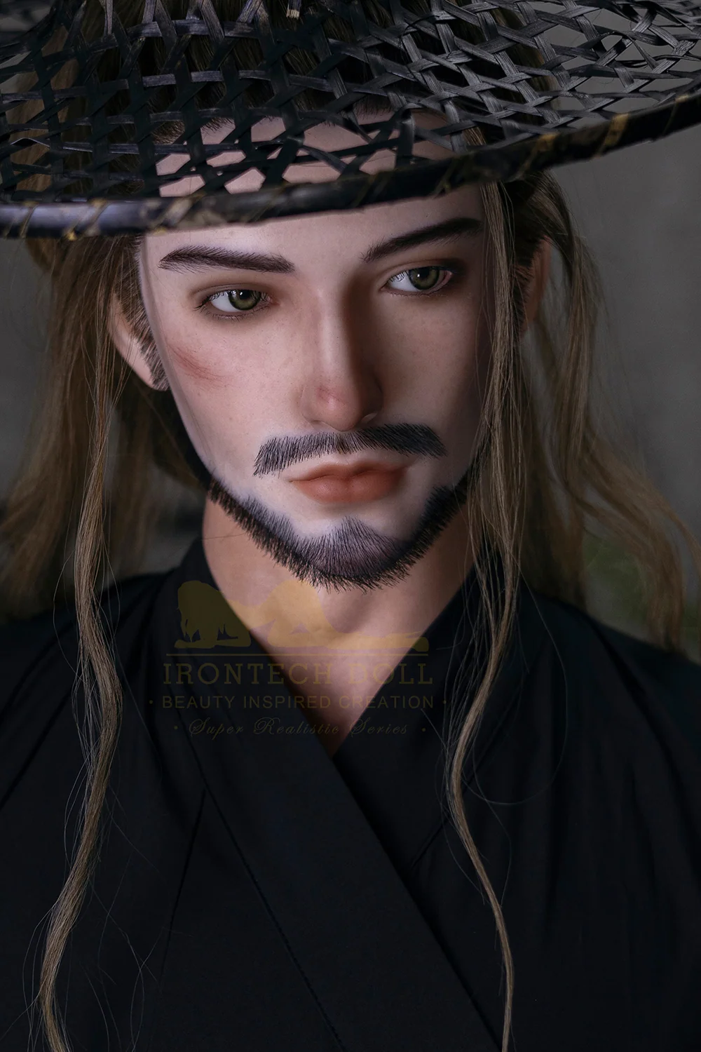 Irontechdoll John Plus 176m cM10 Full Silicone Male Adult Love Doll Handsome Period Costume Male Sex Doll