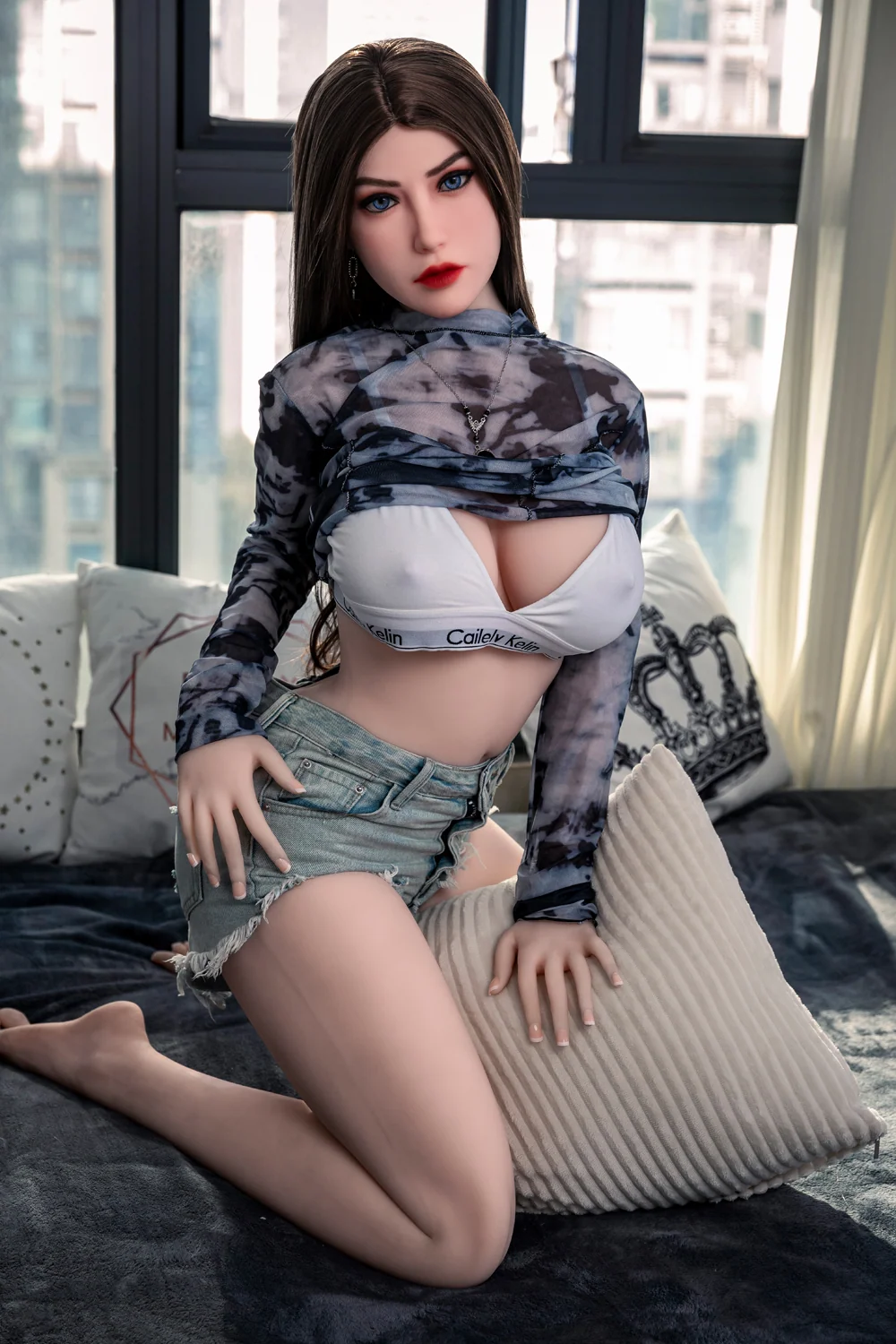 Shalina 160cm #C9 Realistic TPE Sex Doll White Skin Big Boobs Adult Love Doll alternate view