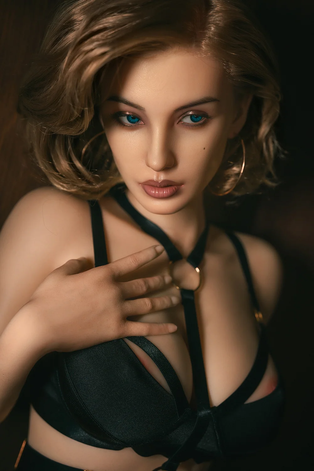 Cecilia 160cm #679-E Full Silicone Oral Sex Love Doll Realistic Hot Lady Silicone Head Movable Jaw ROS Head Sex Doll alternate view