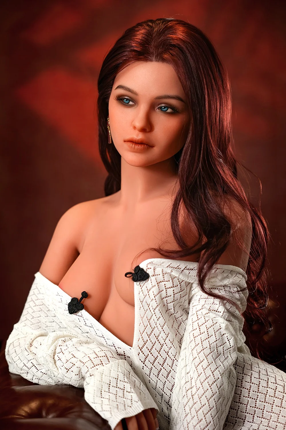 Sapphira 166cm #537 Silicone ROS Head Sex Doll TPE Body Movable Jaw Oral Sex Love Doll