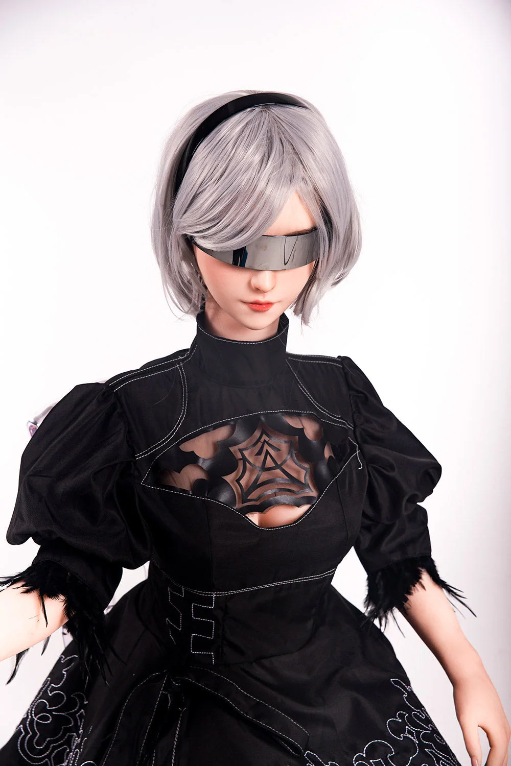 163cm Unique Design Momo Plus Cosplay App-Controlled Sex Doll Silicone Head TPE Body Love Doll alternate view