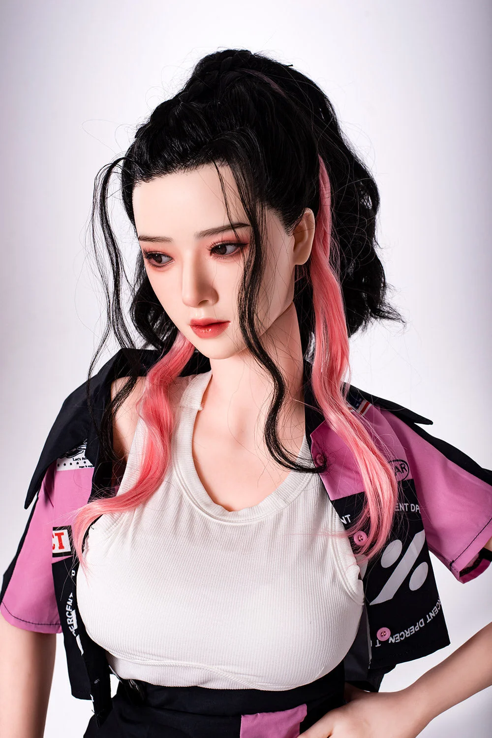 163cm Unique Design Muncey Plus Silicone Head App-Controlled Sex Doll TPE Body Medium Boobs Love Doll alternate view