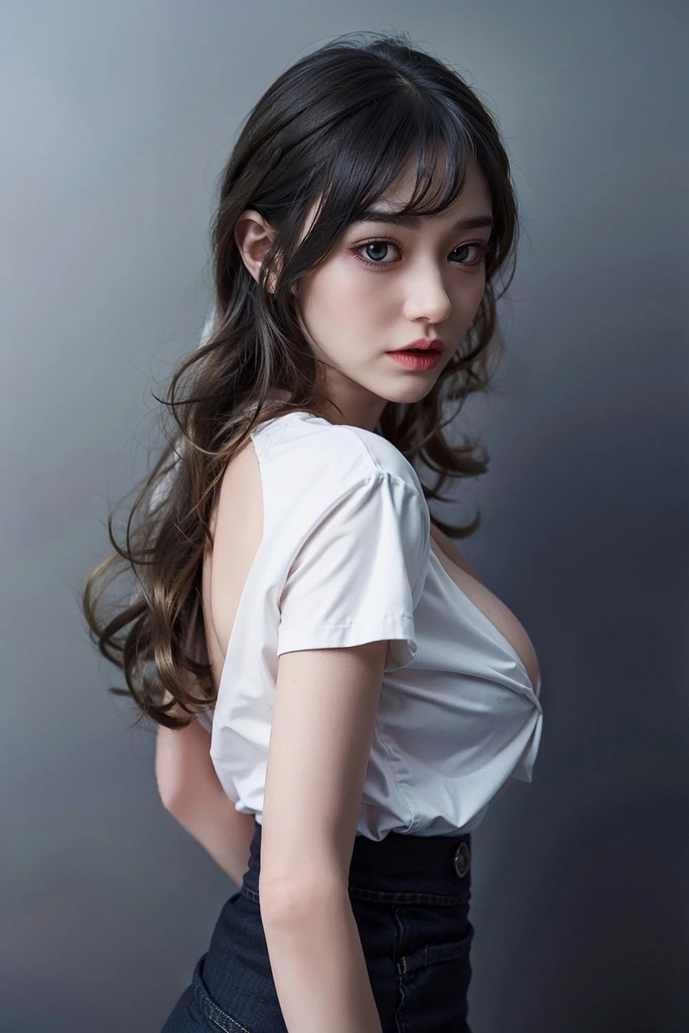 Miranda Plus Unique Design 169cm #462 Silicone ROS Head Love Doll TPE Body Movable Jaw Realistic BBW Sex Doll