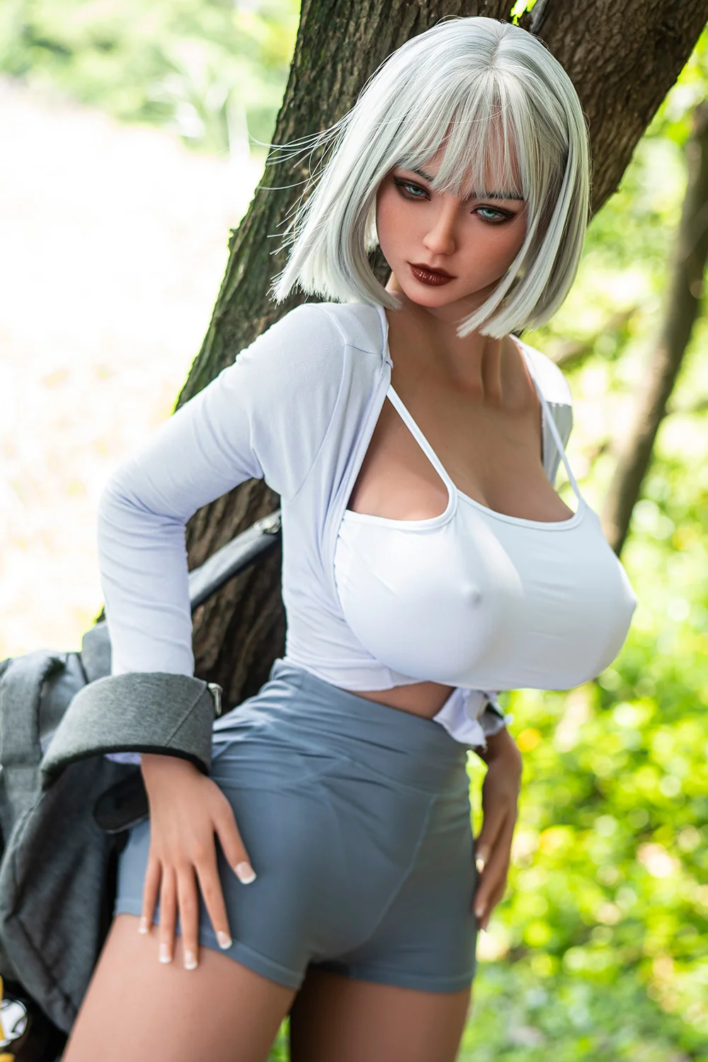Danica Unique Design 161cm #468 Realistic BBW Sex Doll Silicone ROS Head Movable Jaw Adult Love Doll TPE Body alternate view