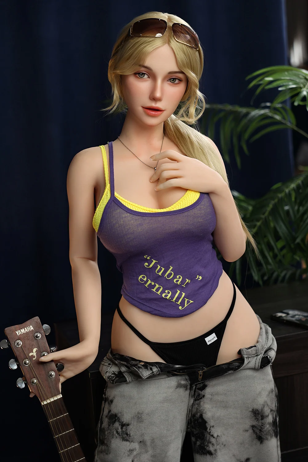 Unique Design Nyx 164cm #1129E Silicone ROS Head Sex Doll TPE Body Adult Oral Sex Love Doll (Free 2ND Head) alternate view