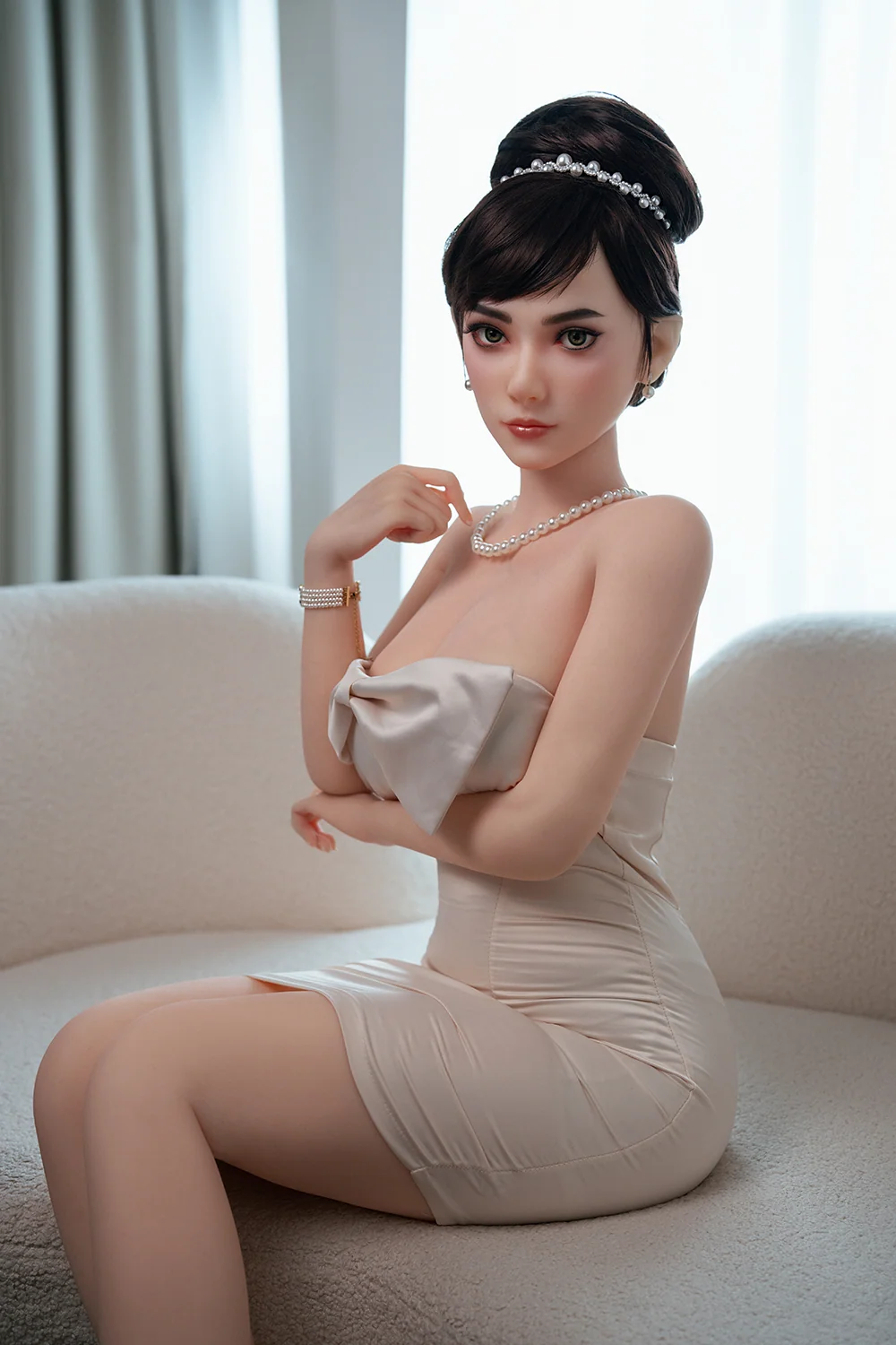 Orielle Unique Design 164cm K46 TPE Sex Doll Natural Skin TPE Adult Love Doll (Free 2ND Head) alternate view