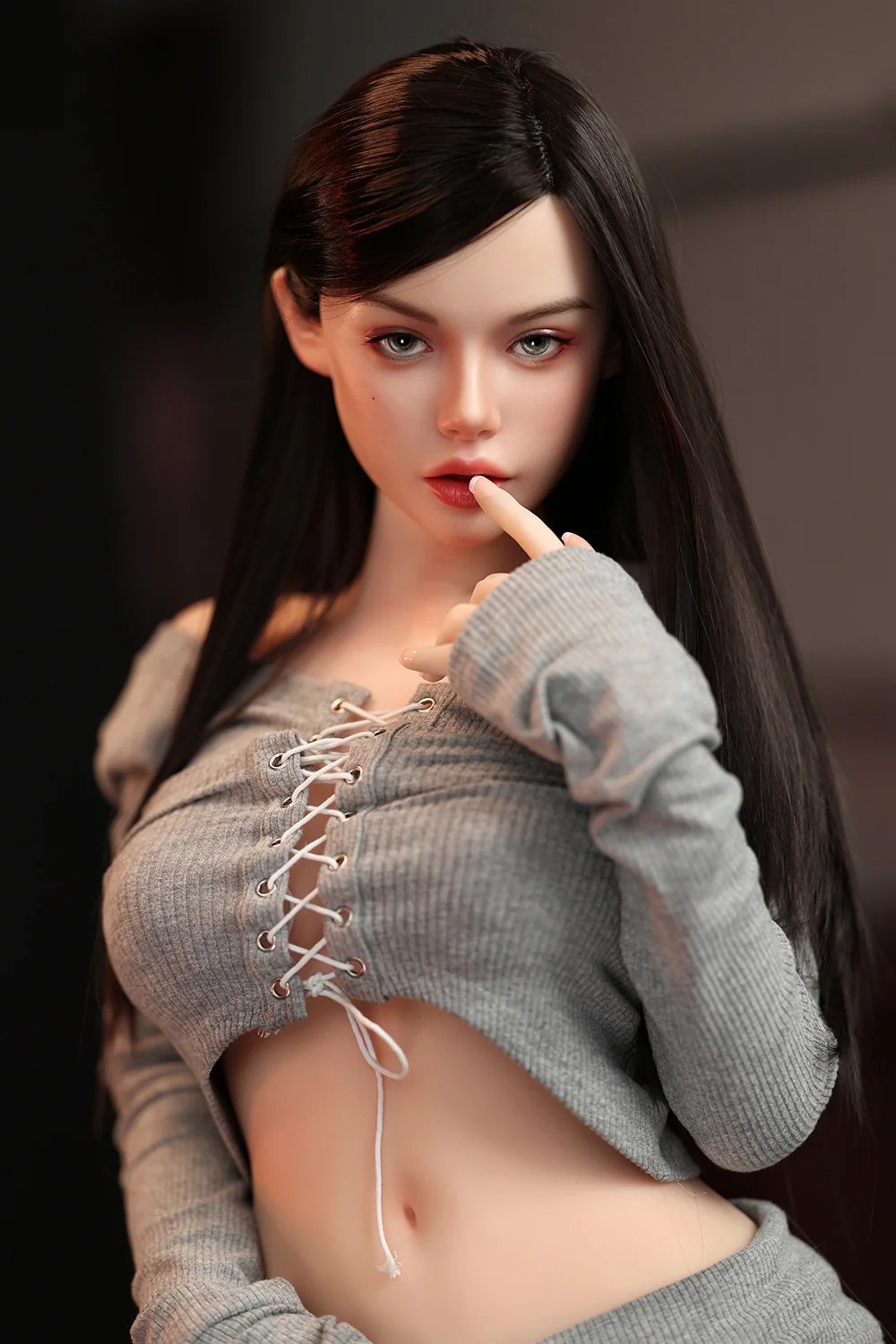 Unique Design Fiora 164cm #1130E Silicone ROS Head Sex Doll TPE Body Oral Sex Adult Love Doll alternate view