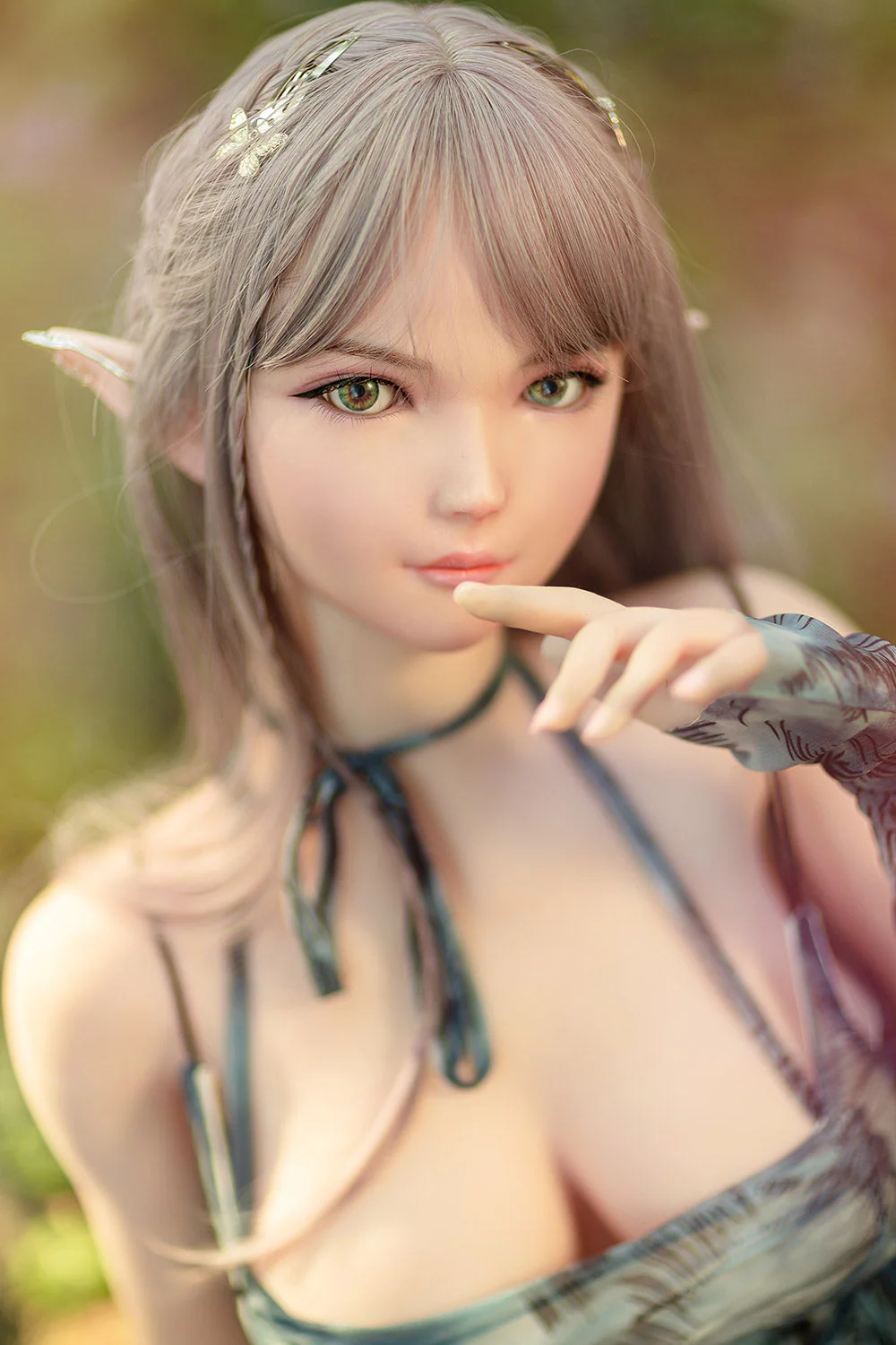 Aggie Unique Design 163cm Genie Sex Doll Silicone Head Elf Medium Breasts App-Controlled Love Doll alternate view