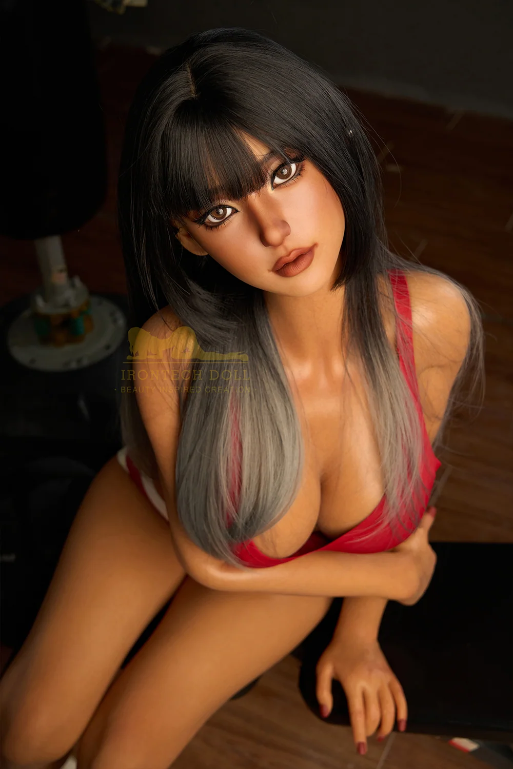 Real Lady 161cm Amarylis S14 Full Silicone Sex Doll Dark Tanned Silicone Adult Love Doll alternate view