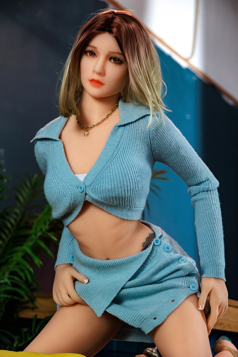 Anastasia 158cm #35 Fashionable Girl Small Jelly Breasts Love Doll Realistic TPE Sex Doll