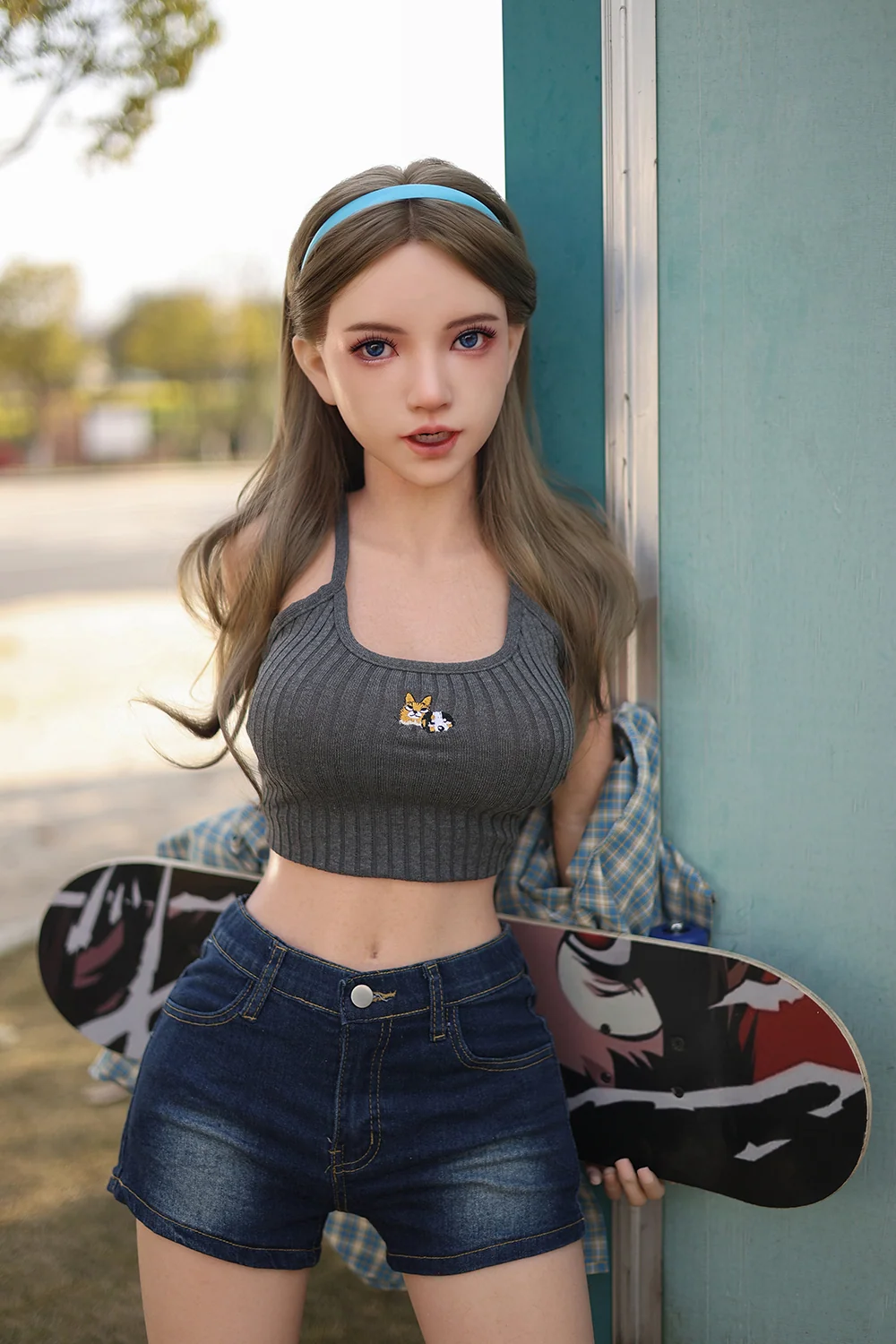 Tindra 150cm K171 Full Jelly Breasts Silicone ROS Sex Doll Movable Jaw Silicone Adult Love Doll