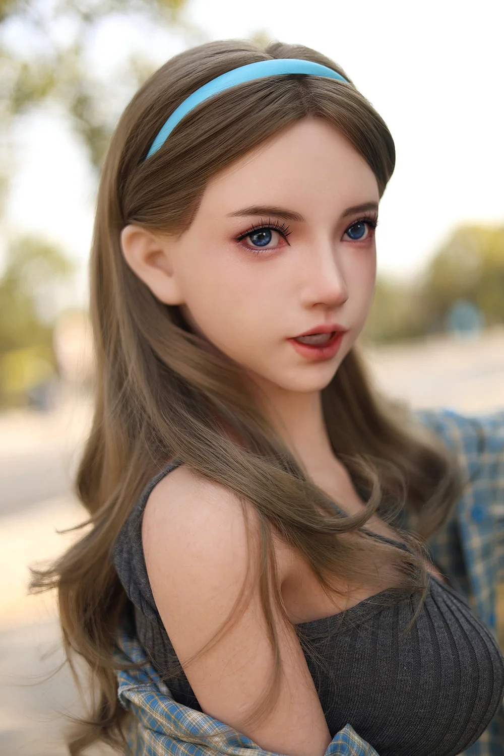 Tindra 150cm K171 Full Silicone Jelly Breasts ROS Sex Doll Movable Jaw Silicone Adult Love Doll