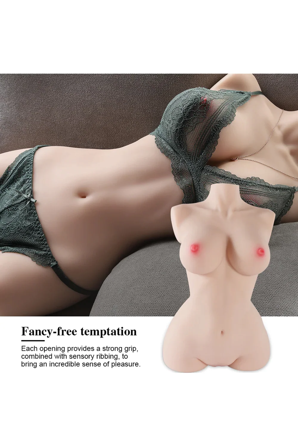 Doll SQ-MA20026 Torso Sex Doll TPE Adult Love Doll alternate view