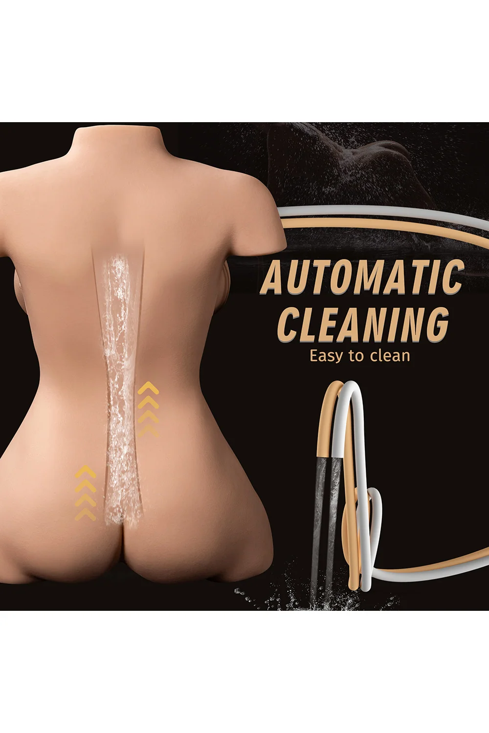 Torso Doll Electric Sucking Sex Doll SQ-MAS20036V alternate view