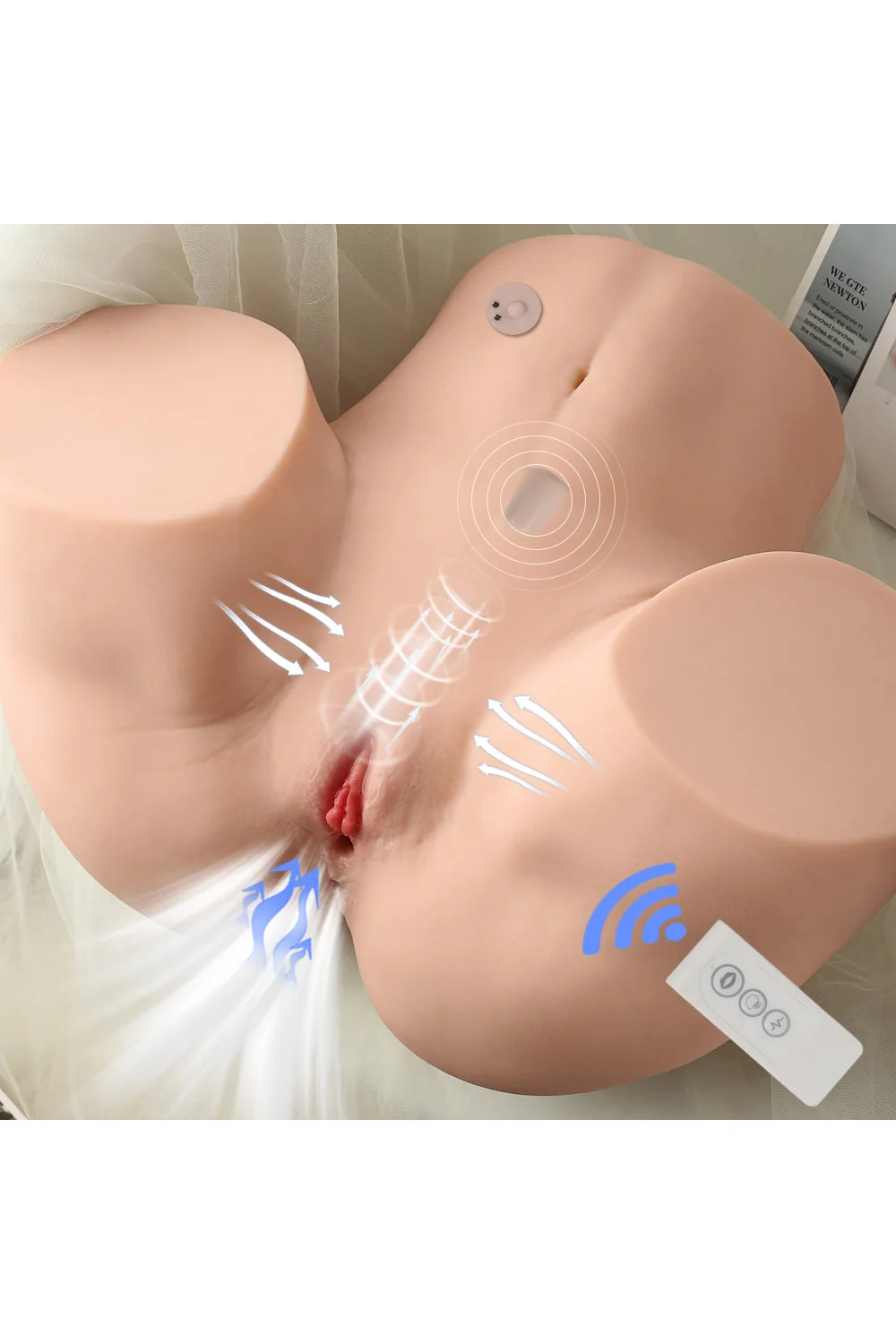 Torso Ass Doll Electric Sucking Vagina Sex Doll SQ-MAS50056V
