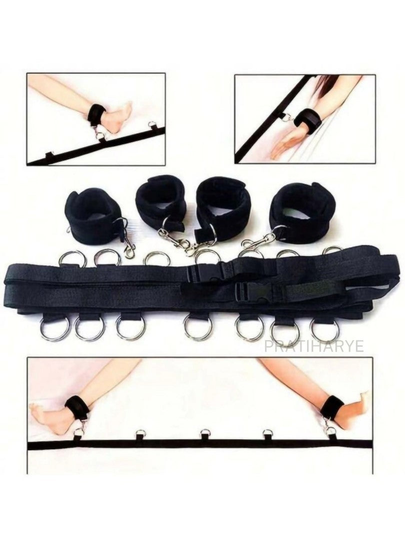 Wrist Ankle Bed Restraints for Couples alternate view