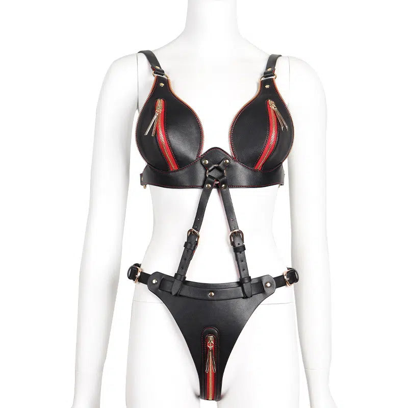 Luxury Leather Harness alternate view
