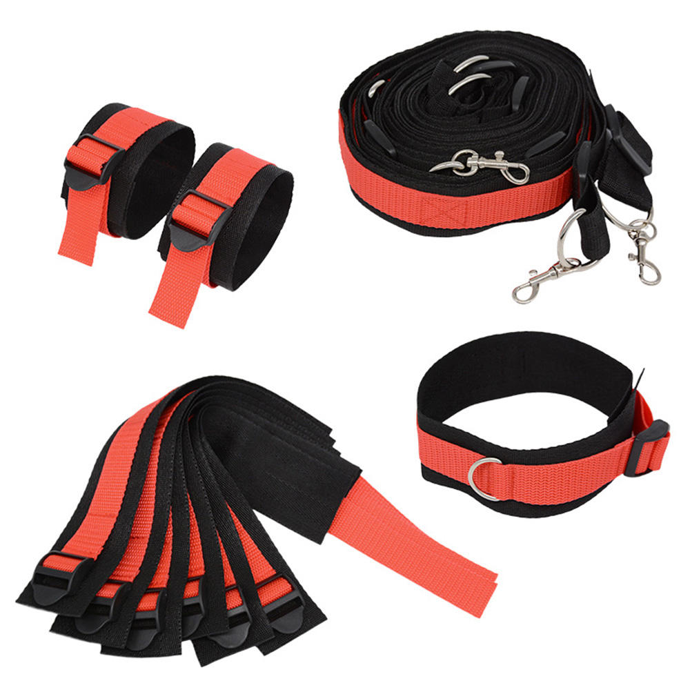 Hand & Neck Strap Bondage Straps Bed Restraining alternate view