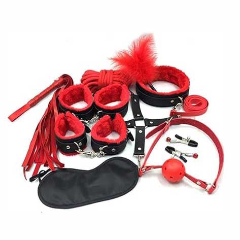 14pc Fur BDSM KIT alternate view