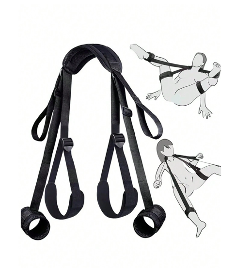 BDSM Adjustable Restraint Adult Handcuffs Split Leg