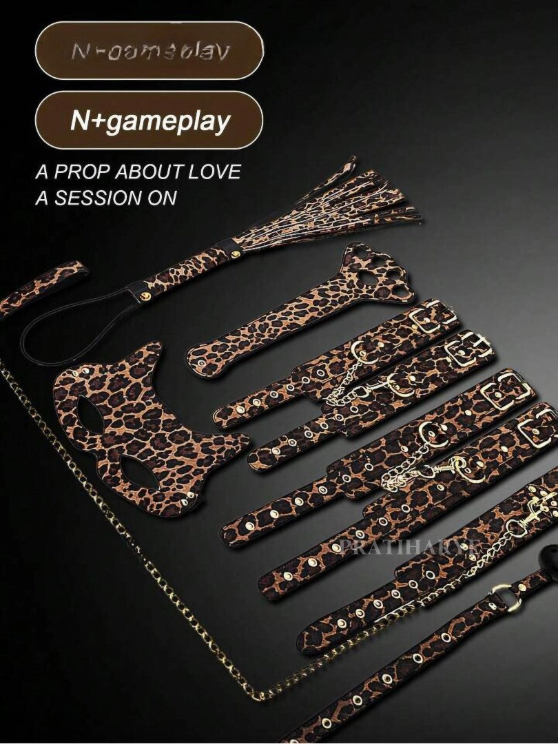 Leopard Print Hardcore BDSM Kit