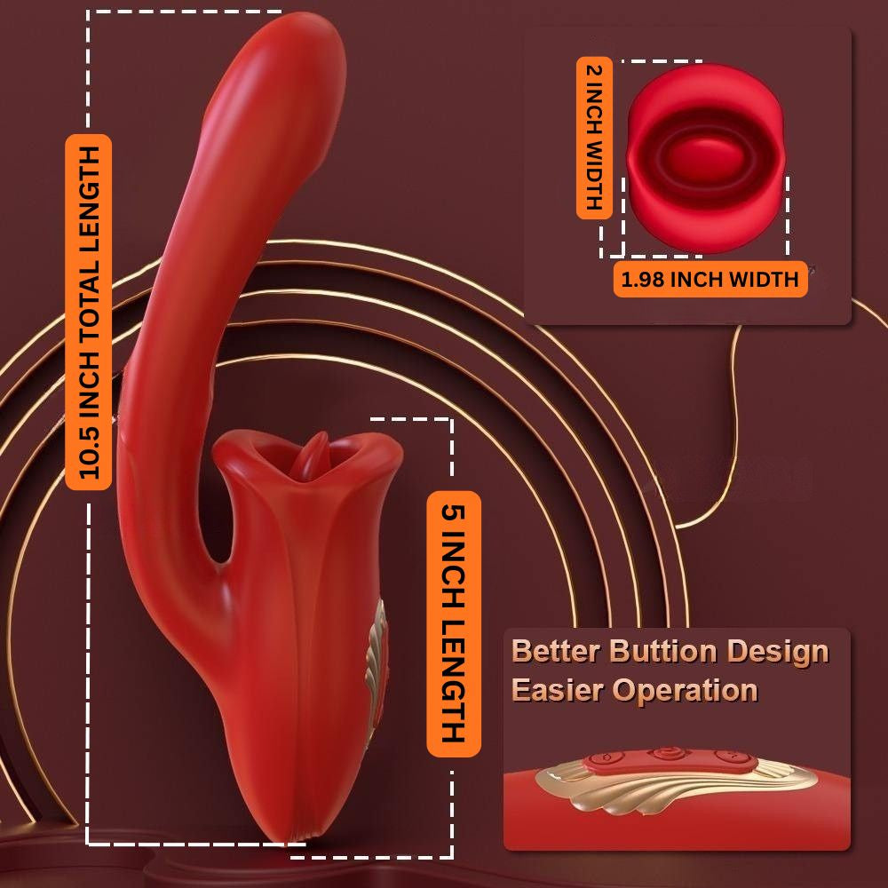 Kissora Flex Pro Tongue Licking Vibrator alternate view
