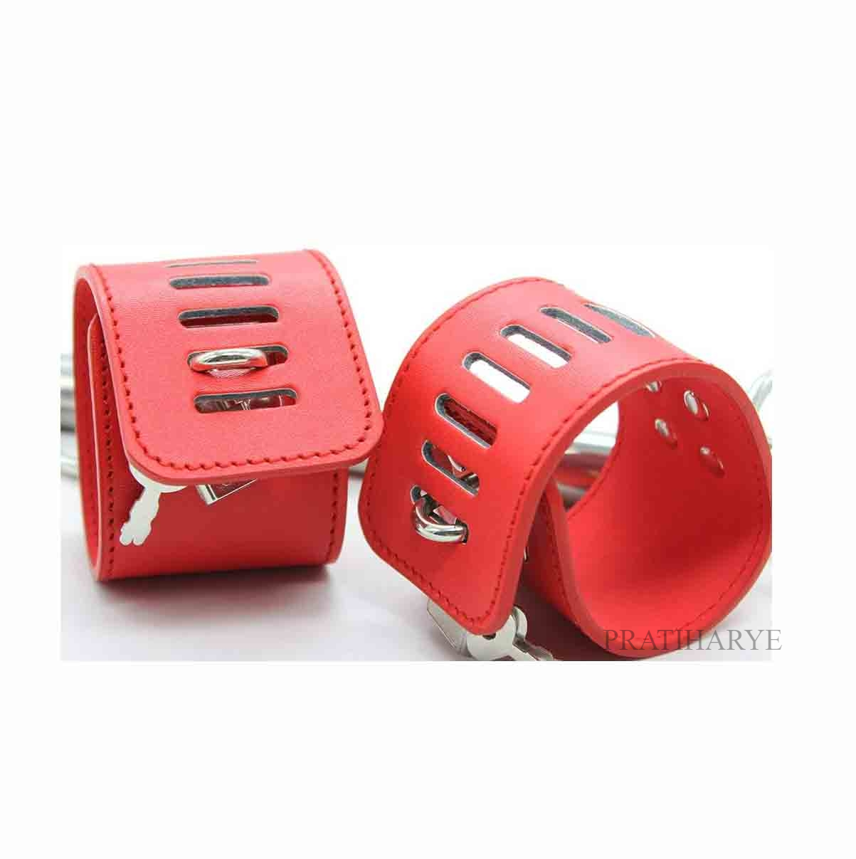 Short Metal Spreader bar Hand & Ankle Cuffs alternate view
