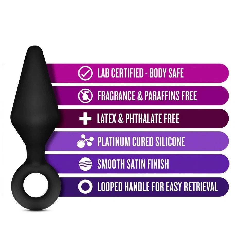 A+ grade Big Silicone Arrow Anal/Butt Plug alternate view