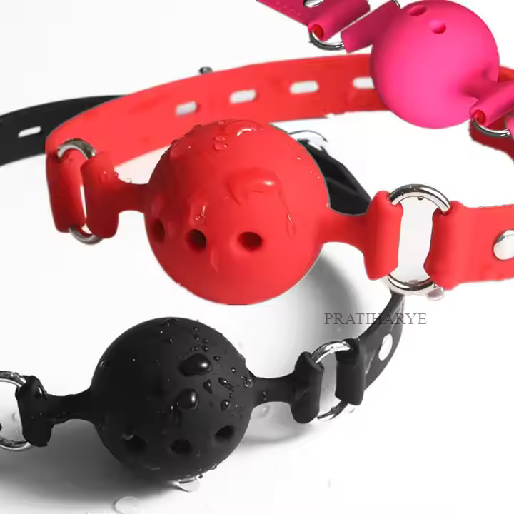 Silicone Gag Adjustable Fetish Ball Mouth alternate view