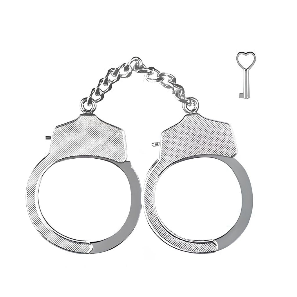 Premium Stainless Steel Handcuffs with Safety Key alternate view