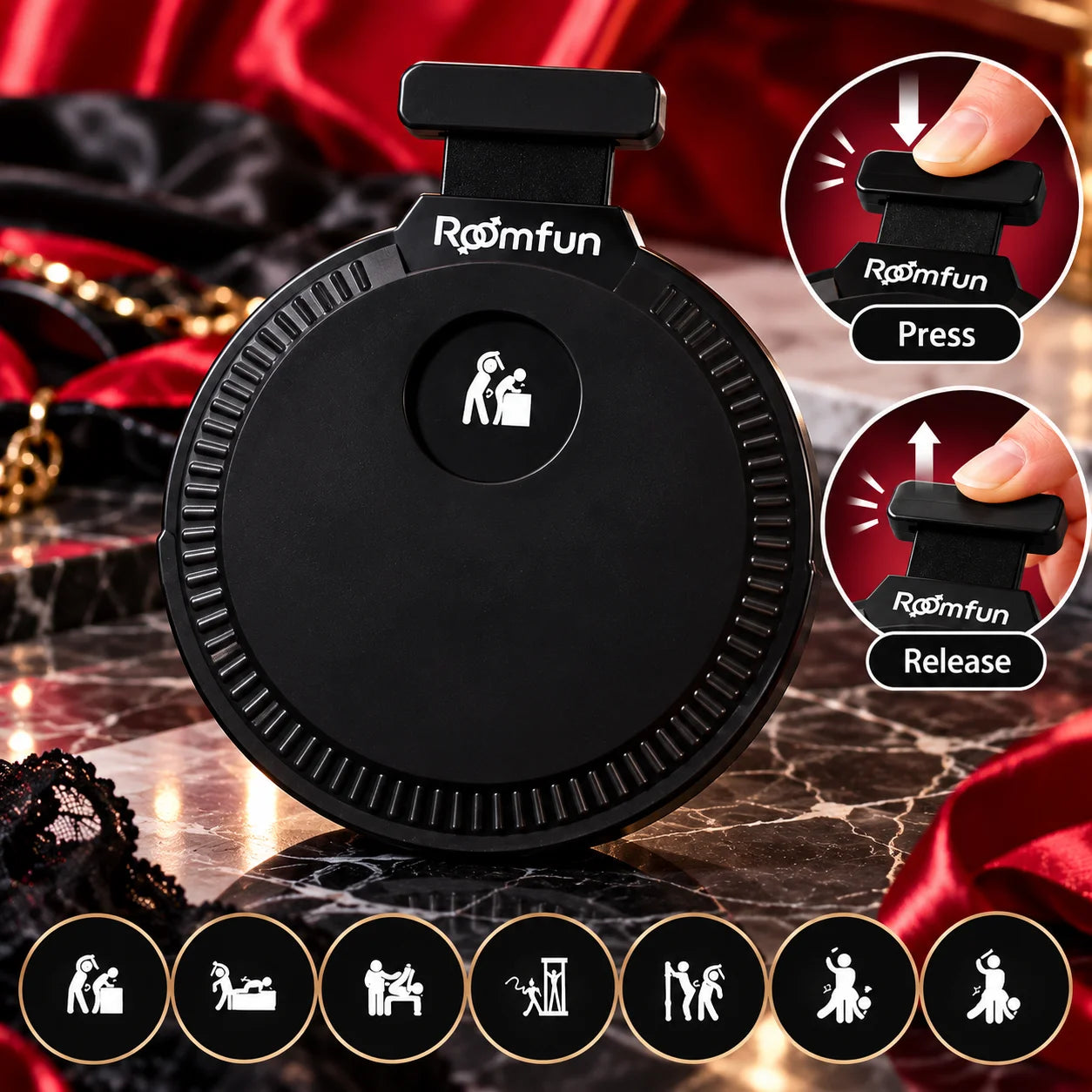 Flirting Spinner Wheel Position Game for Couples alternate view