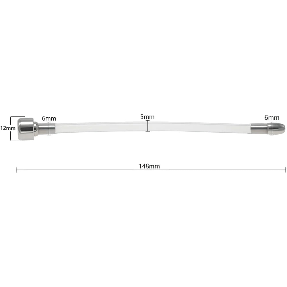 Soft Silicone Urethral Catheter Tube D-6 alternate view