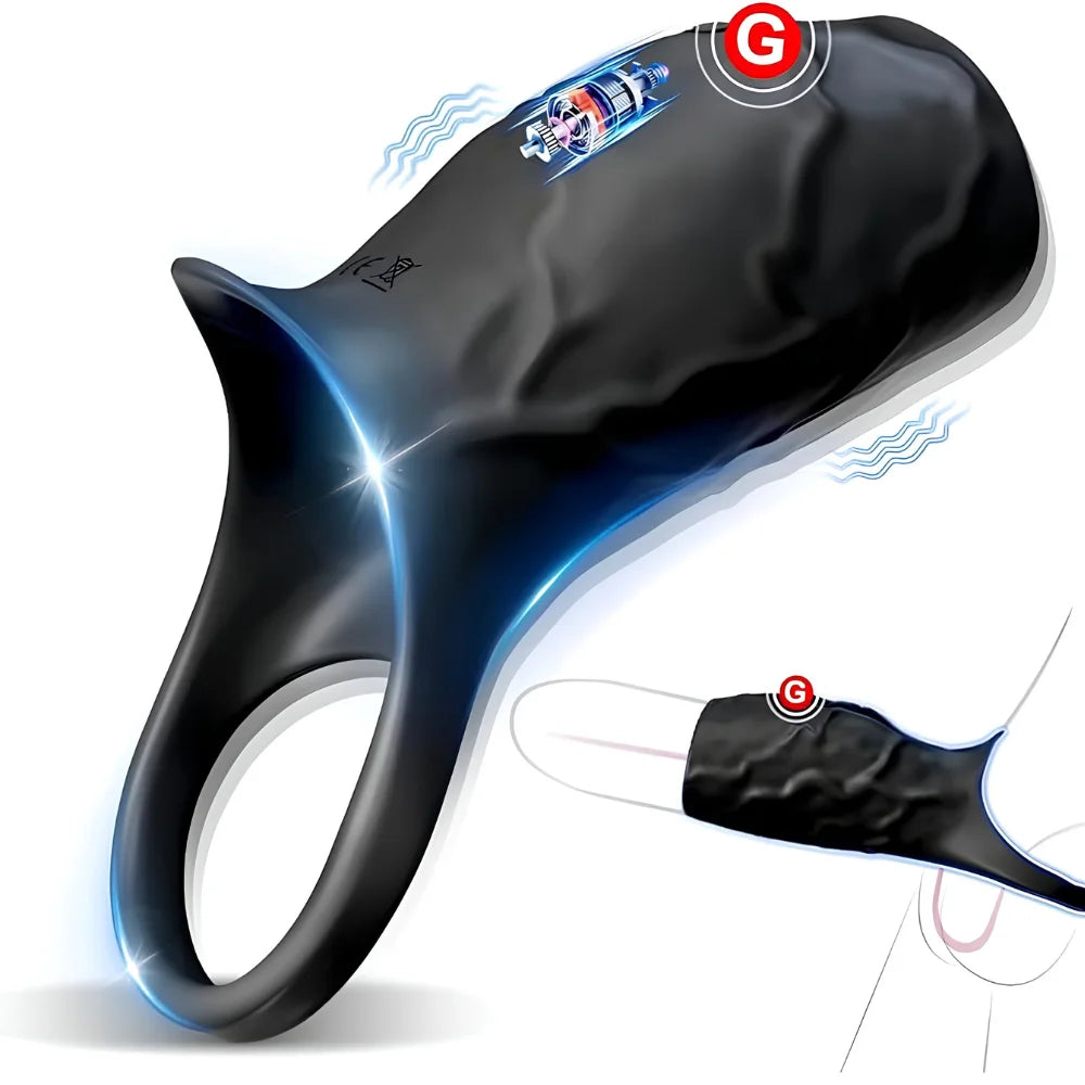 Men Wearable Vibrating Penis/Cock Sleeve