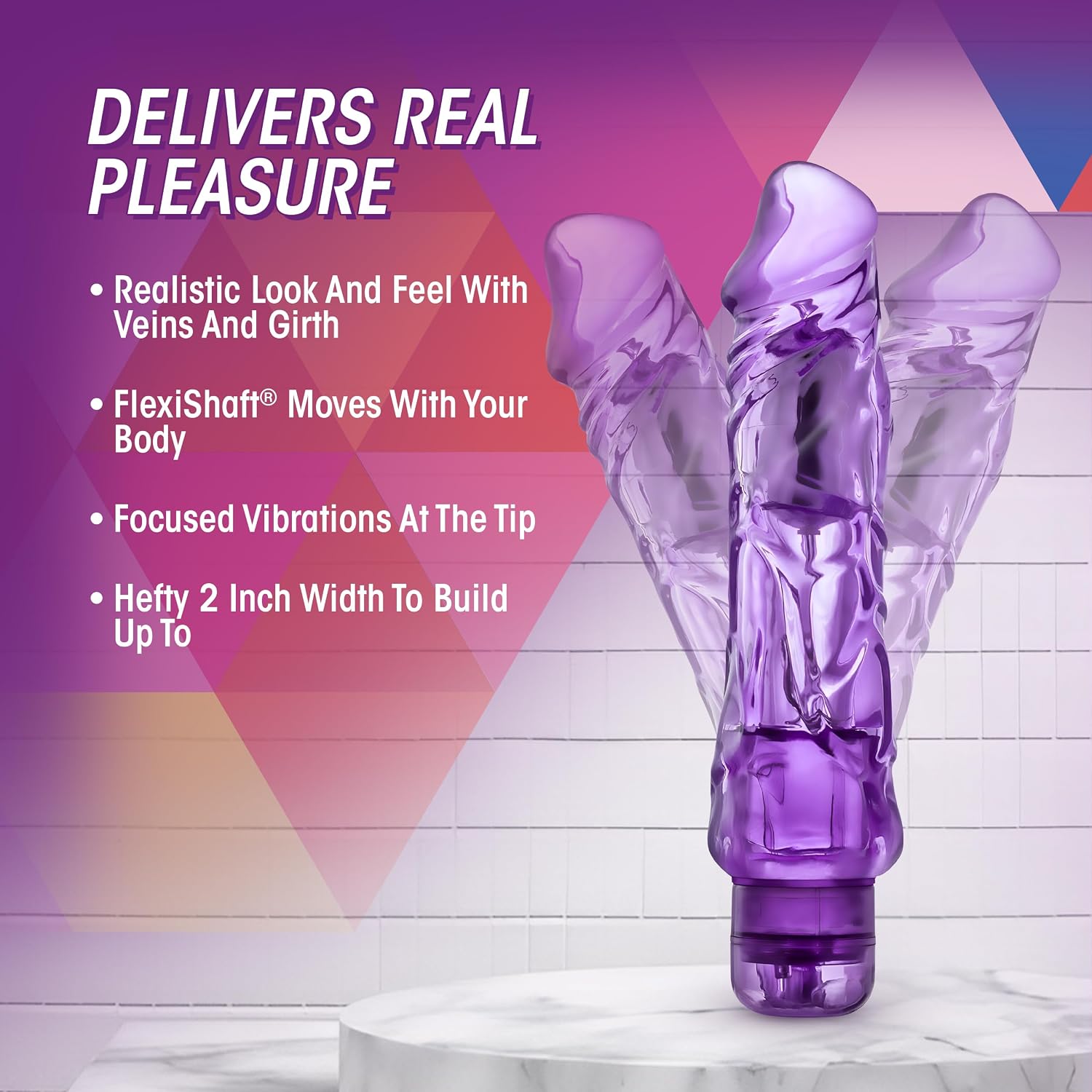 Mona 2 - G-Spot Vibrator, Curved Personal Massager, Purple alternate view