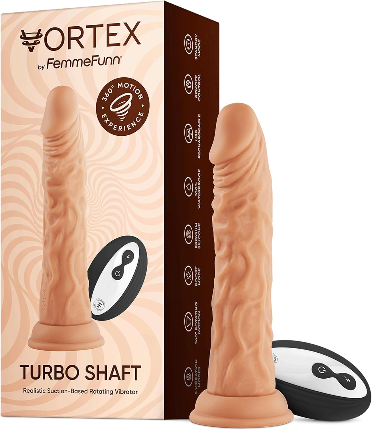 Adult Sex Toys - 9 Inch Long Realistic Dildo, Multi Speed Powerful Vibrator, Ipx7 Waterproof, Suction Cup/Harness Compat