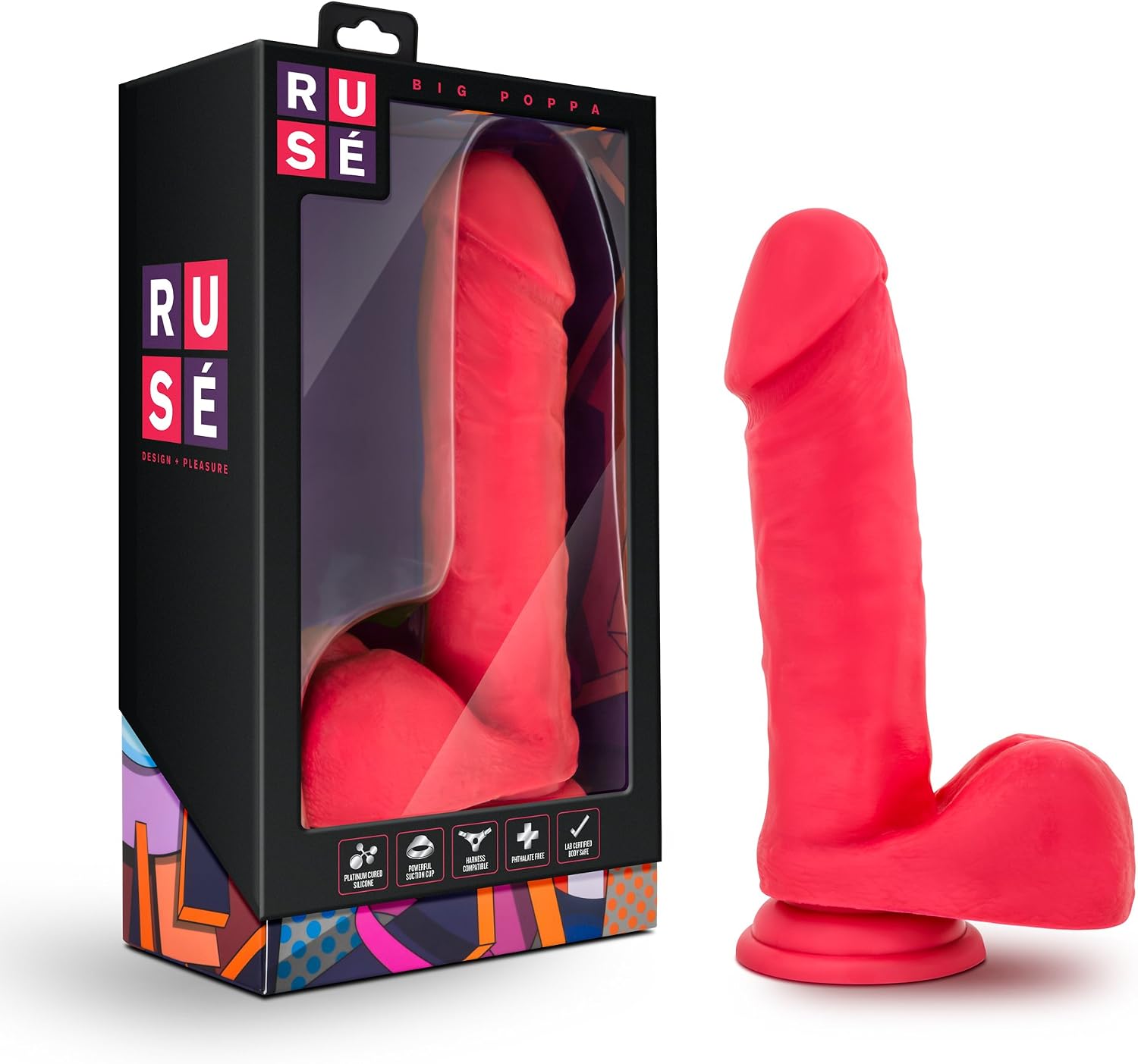 11 Long Thick Soft Dual Density Powerful Realistic Bendable Vibrating Dildo for Men Women - Beige