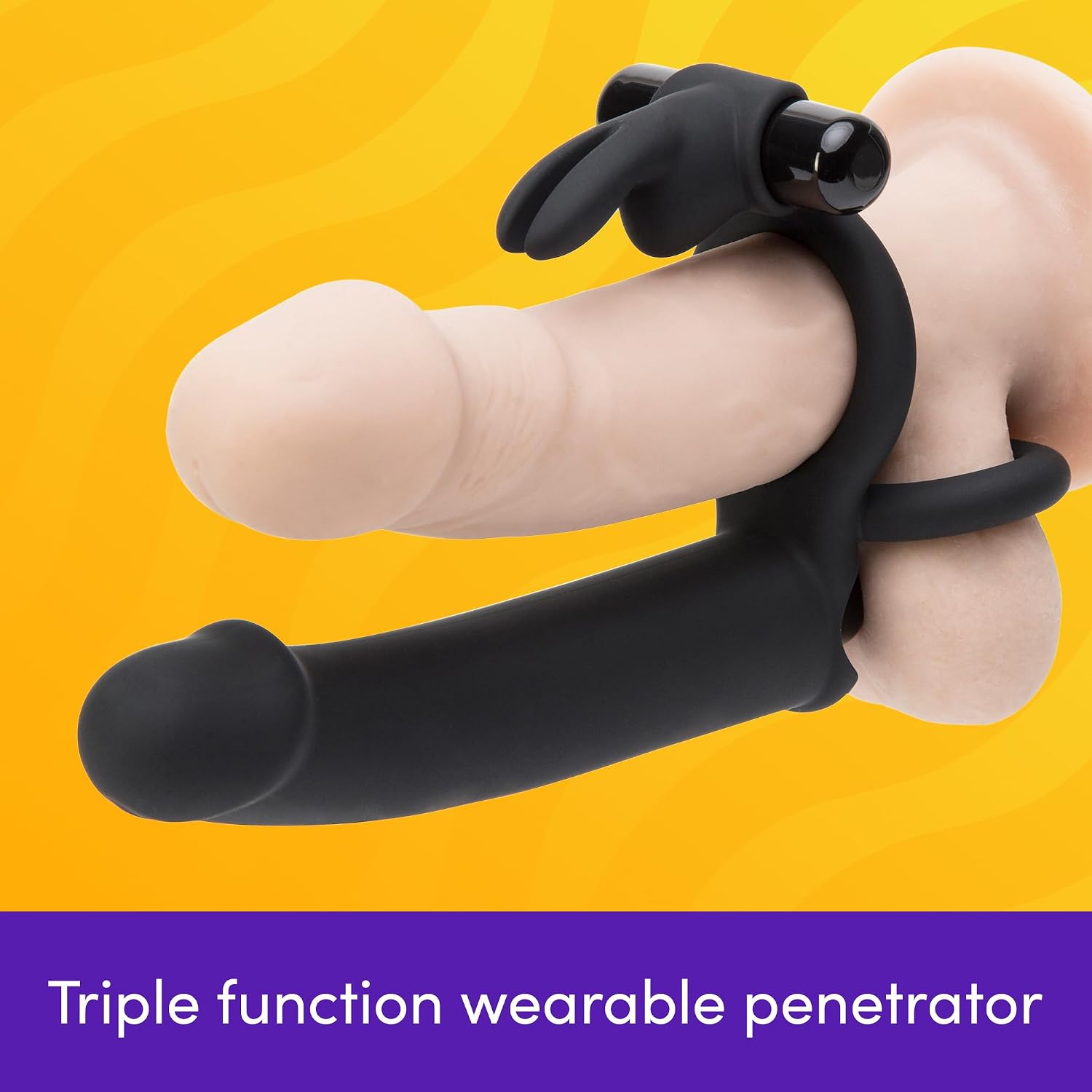 Ruse: 7.5 Liquid Silicone Dildo 2 Wide Real Like Penis w/Balls Suction Cup Strap-On Compatible P- G-Spot Pegging Anal Pl alternate view