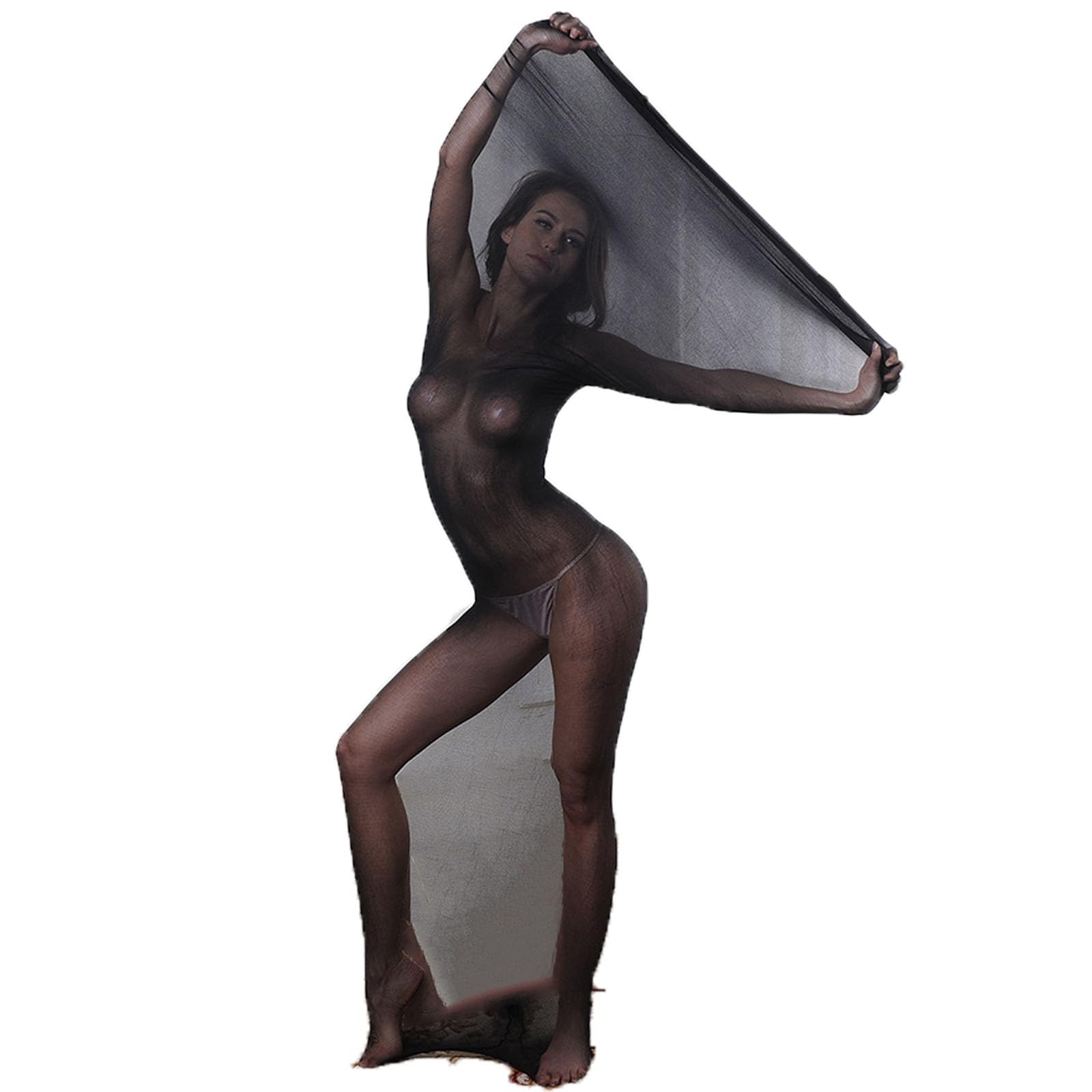 Sexy Body Stockings Ultra Thin Full Bondage Stretchy Nylon Sexy Sheer Bodystocking