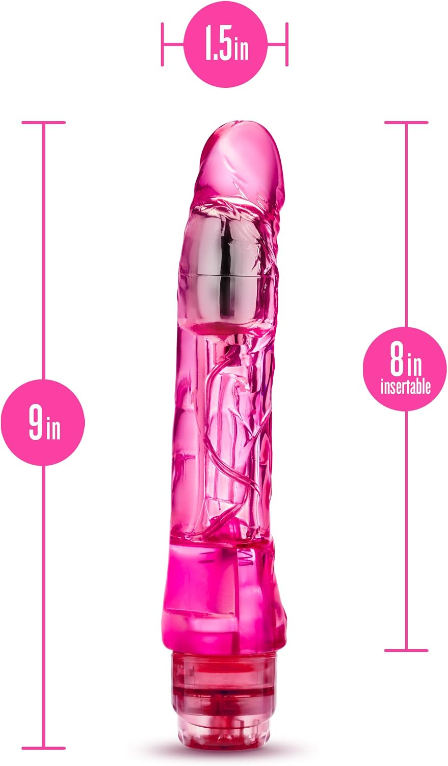 9 Realistic Vibrating Dildo Sex Toy with Remote - 9 Vibration & 3 Thrusting Modes - G Spot Dildo Vibrator with Suction C alternate view