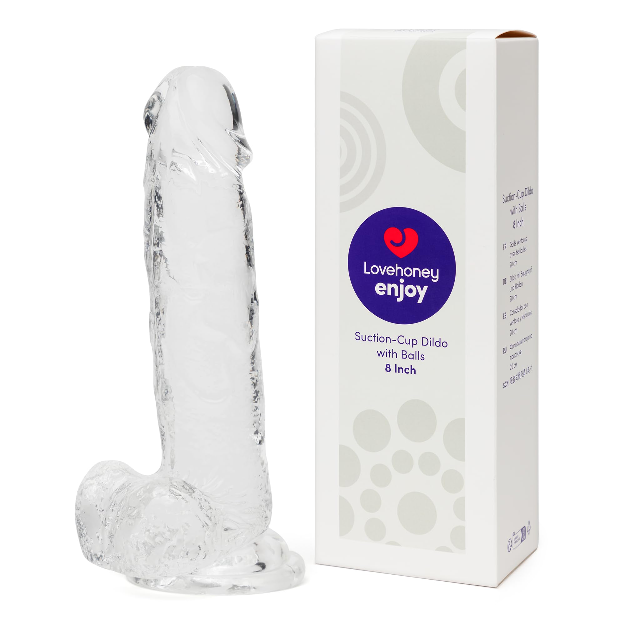 Enjoy 6 inch Realistic Dildo for Women & Men Clear